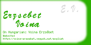 erzsebet voina business card